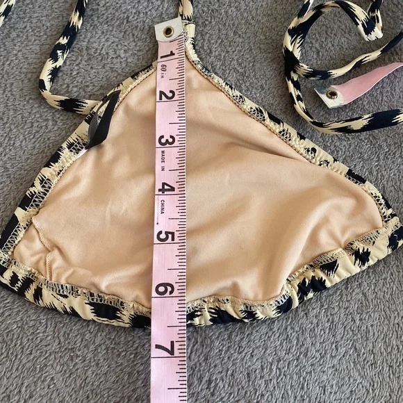 J. Crew Animal Print Two Piece Swimsuit - Picture 8 of 8